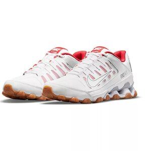 Nike Reax 8 TR White Chile Red White Men’s Training Shoes Sz 9.5 (621716 103)